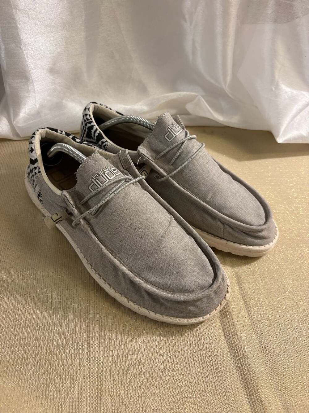 Hey Dude Wally Funk Bungee Shoes Gray